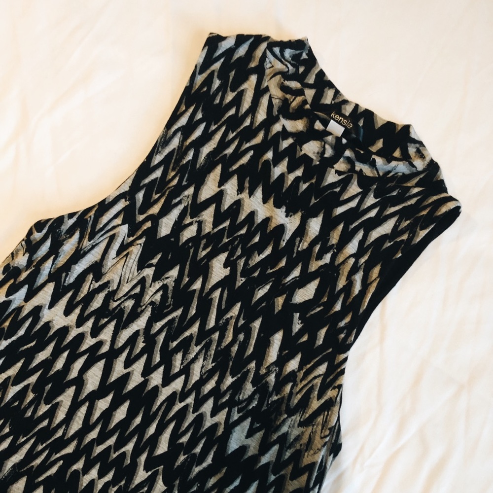 Patterned Short Dress